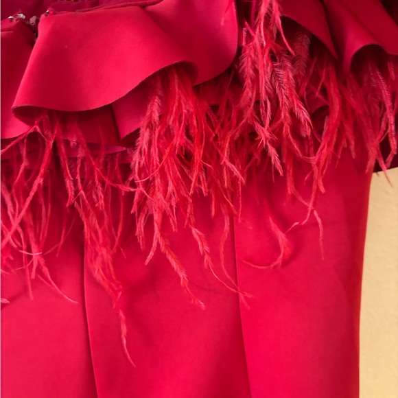 Badgley‎ Mishka Red Off-Shoulder Dress - Picture 9 of 9